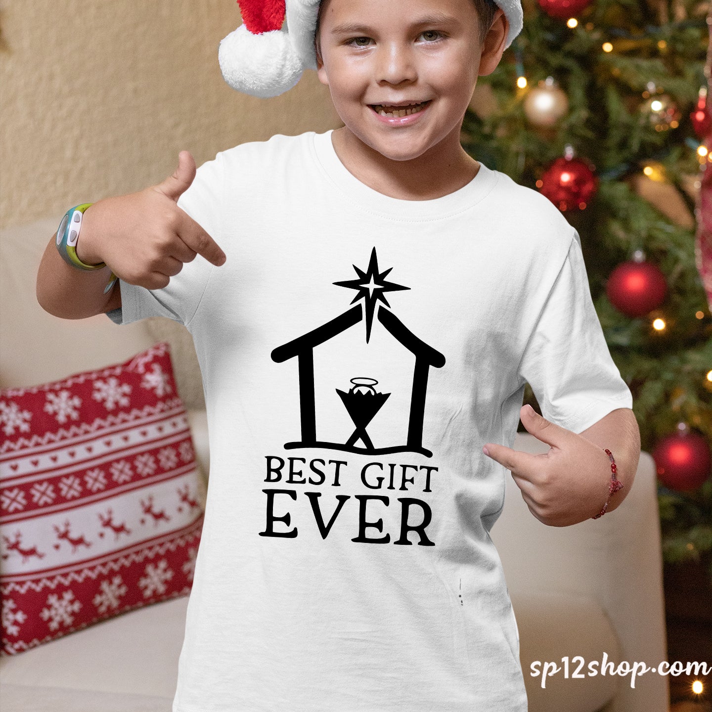 Best Gift Ever Jesus Christmas Kids T Shirt