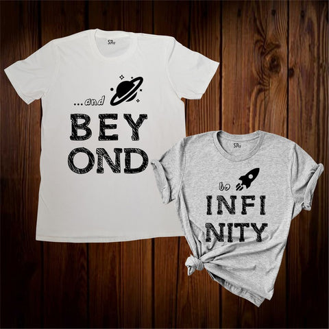 Beyond To Infinity Couple T Shirt