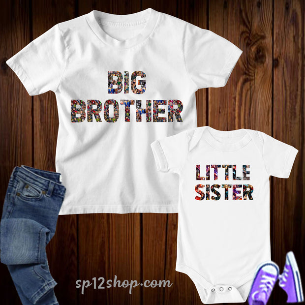 Big Brother And Little Sister Marvel College T Shirt