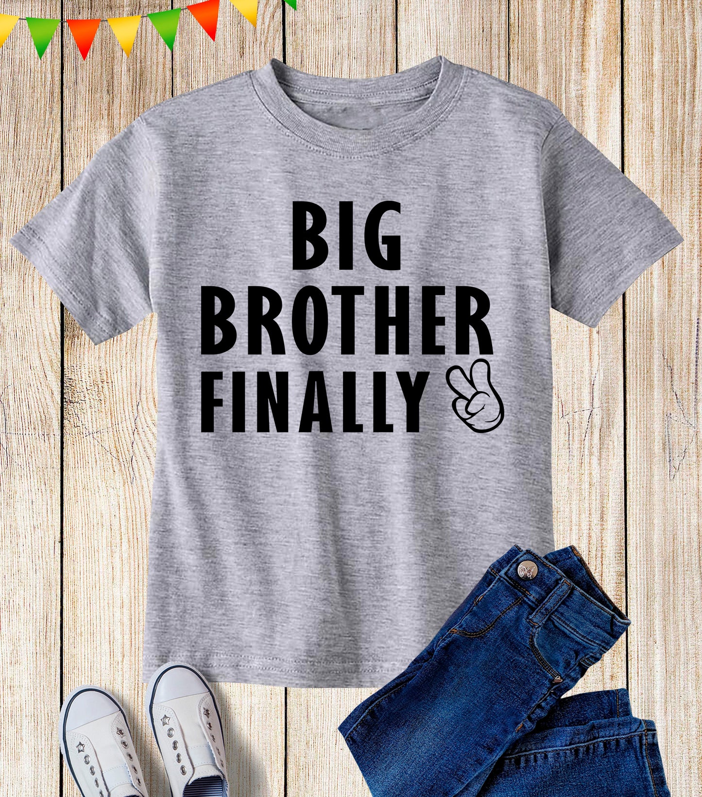 Big Brother Finally kids T Shirt