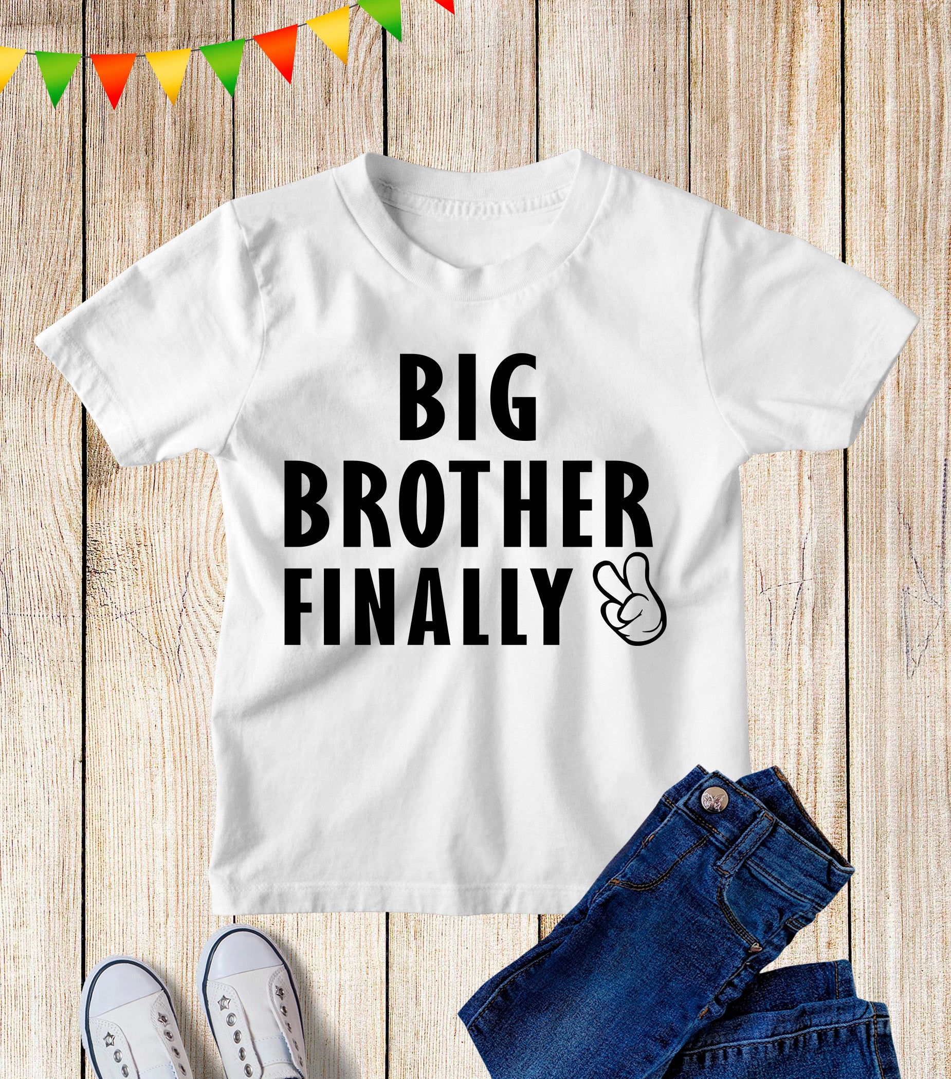 Big Brother Finally kids T Shirt