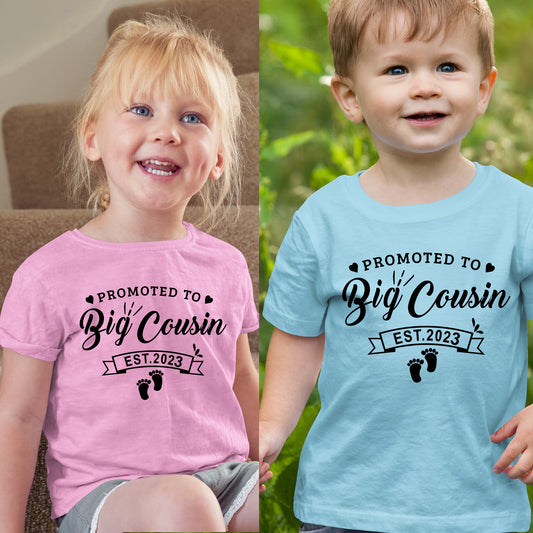 Big Cousin Announcement 2023 Kids T Shirt