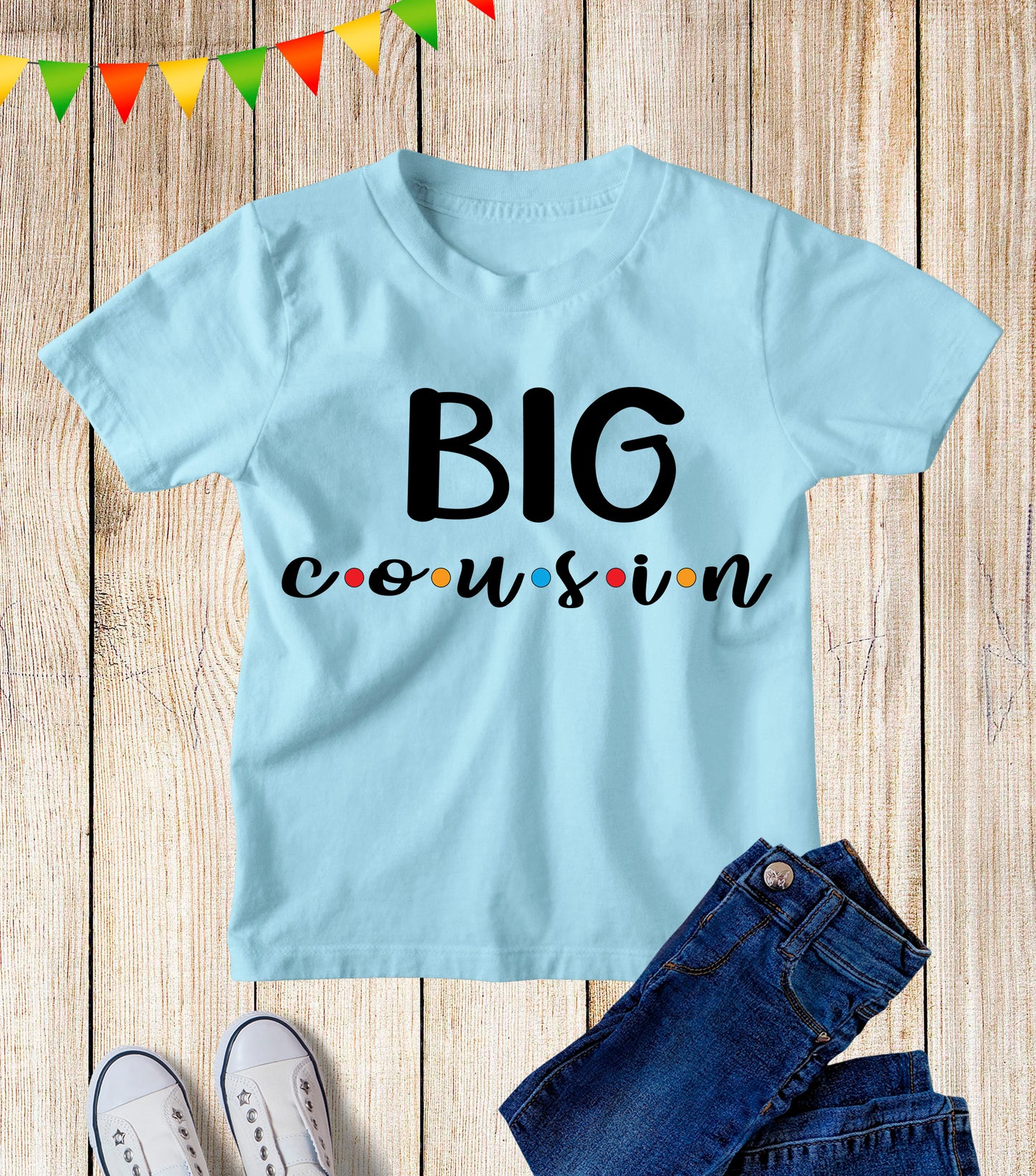 Big Cousin Friends Theme Toddler T Shirt