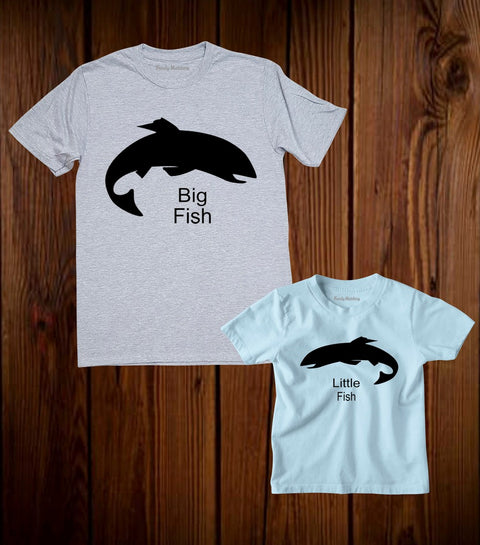 Big Fish Little Fish Matching T Shirt