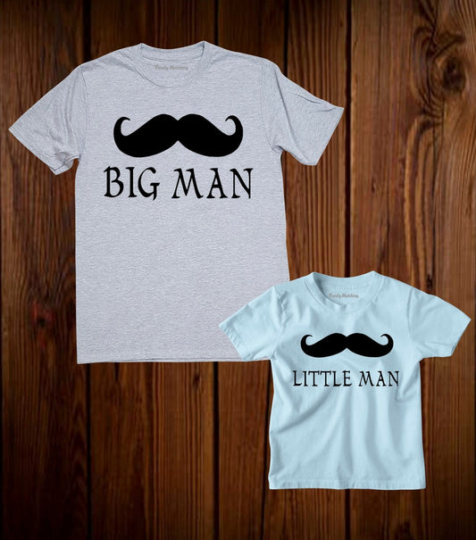 Big Man Little Man Father Son Matching T Shirt