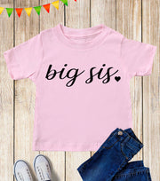 Big Sis Love Kids T Shirt