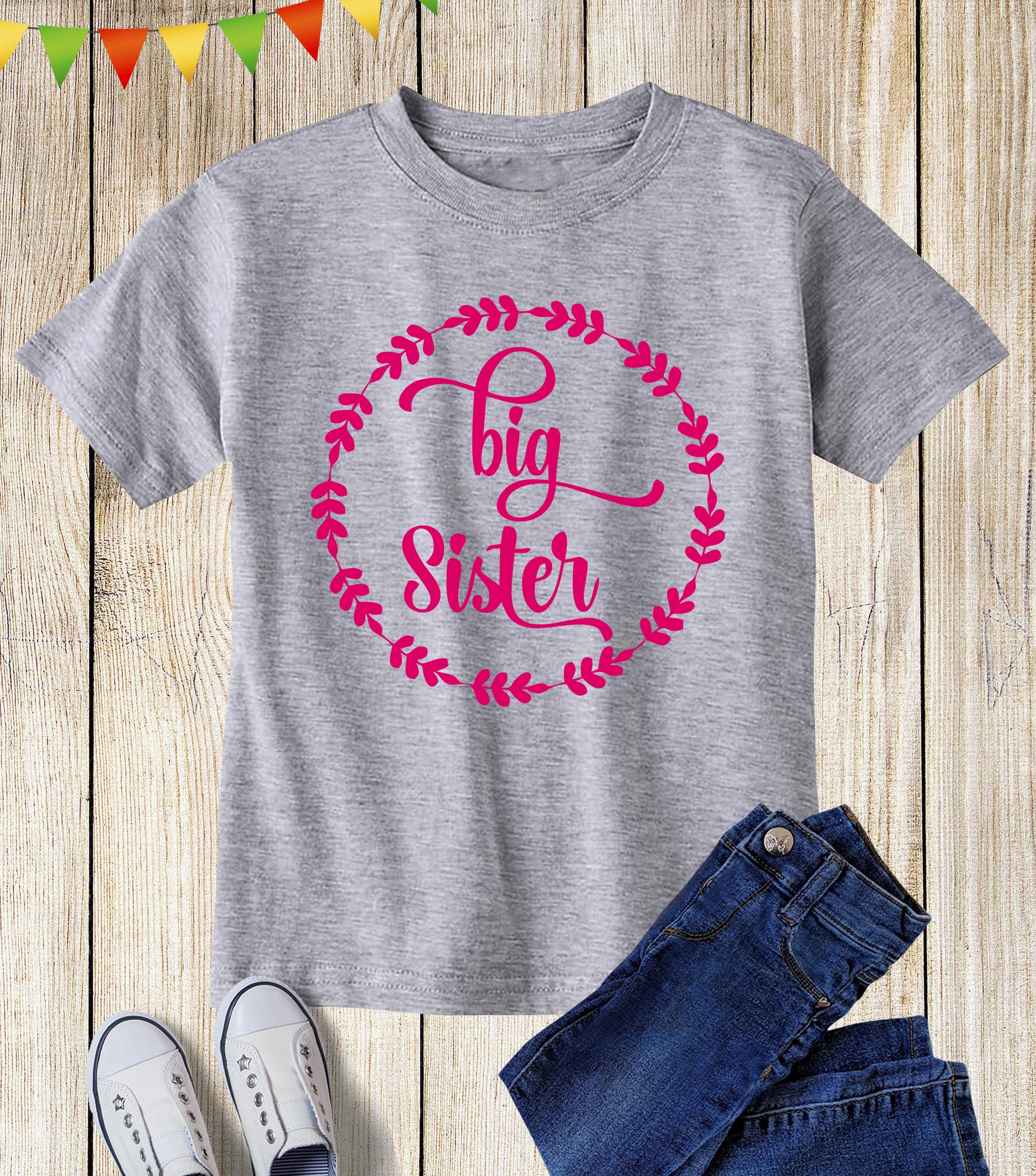 Big Sister T Shirt for Girls