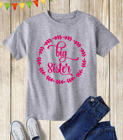 Big Sister T Shirt for Girls