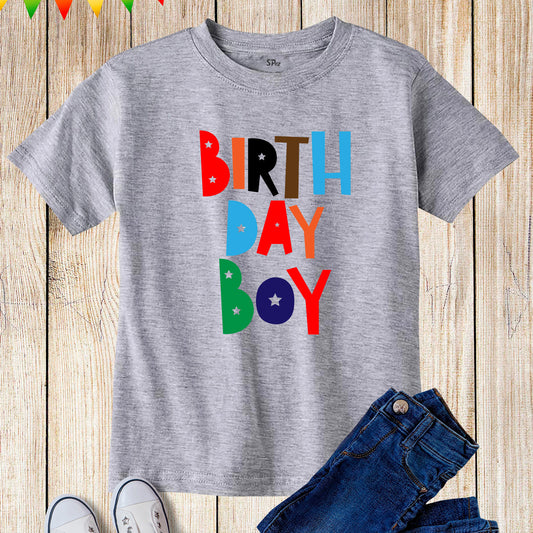 Birthday Boy Kids T Shirt