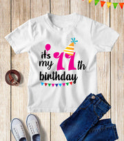 Birthday Girl Kids T Shirt Its My Birthday T-Shirt
