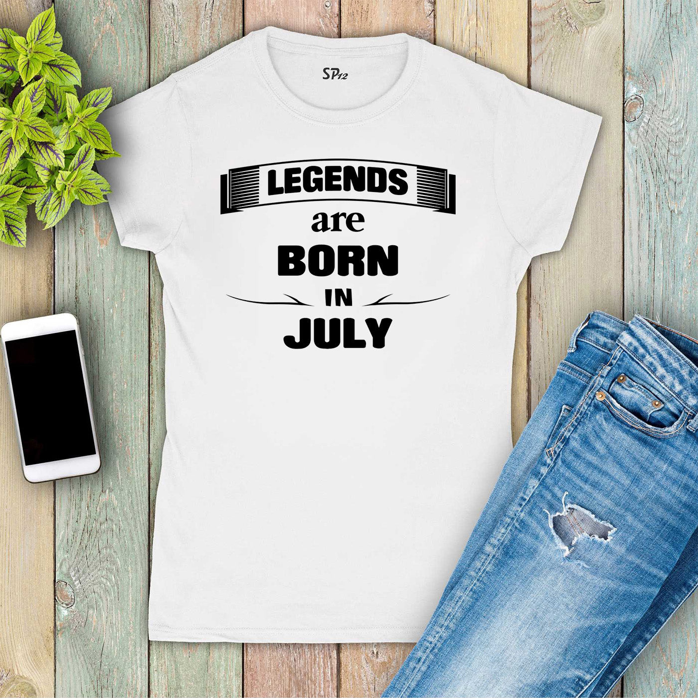 Birthday T Shirt Gift Women Legends Born In July