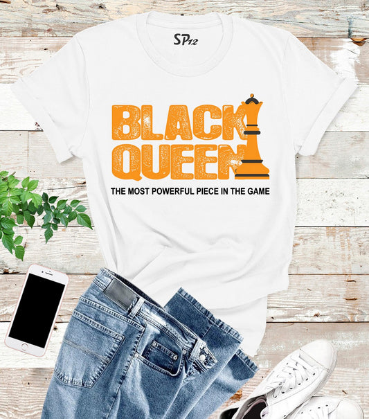 Black Queen T Shirt The Most Powerful Piece In The Game tees