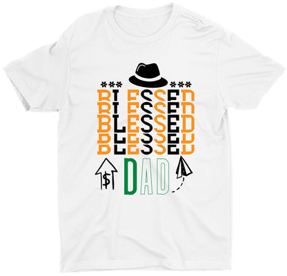 blessed-dad-memories-fathers-day-custom-short-sleeve-birthday-gifts
