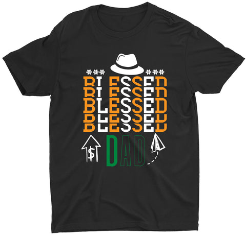 blessed-dad-memories-fathers-day-custom-short-sleeve-birthday-gifts