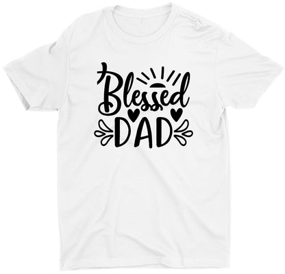 blessed-dad-memories-fathers-day-custom-short-sleeve-birthday-gift