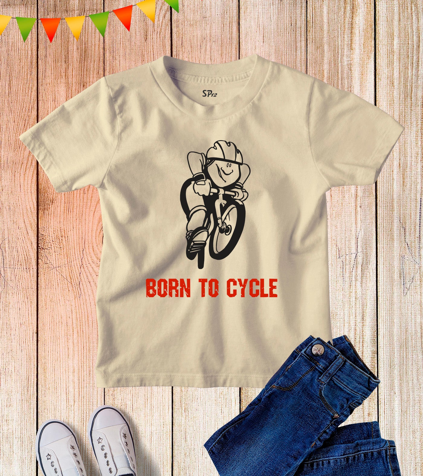 Born To Cycle Kids Hobby T Shirt