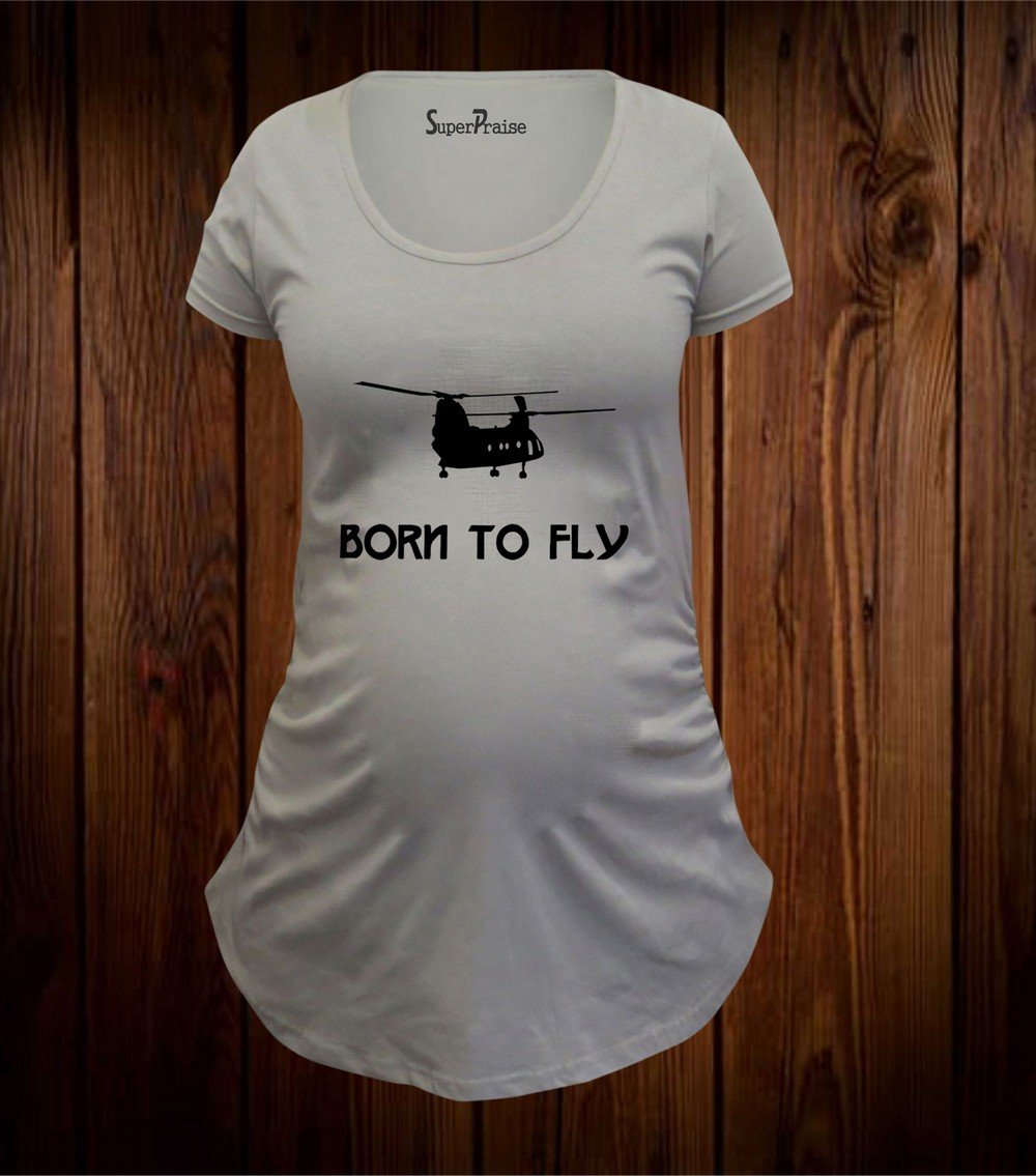 Born To Fly Pregnancy T Shirt