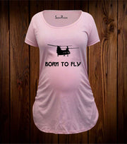 Born To Fly Pregnancy T Shirt