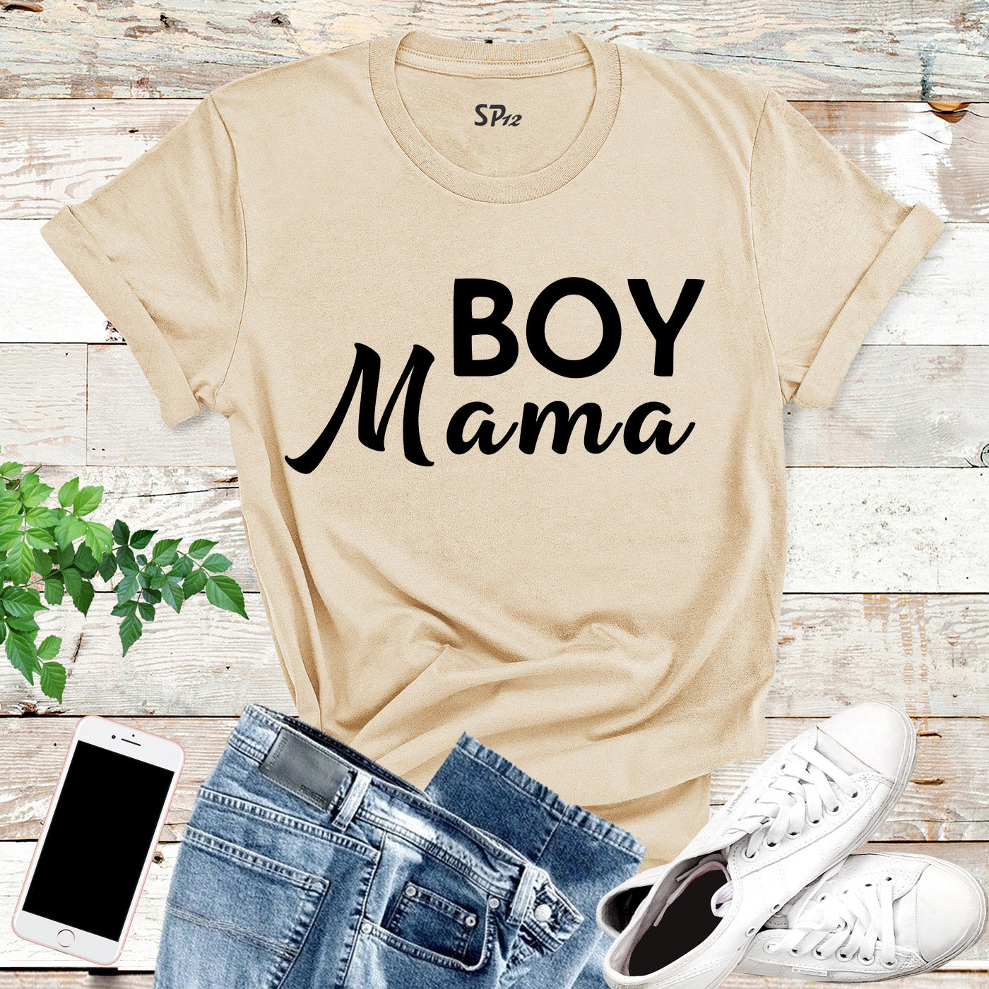 Boy Mama T Shirt