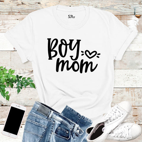 Boy Mom T Shirt Boy Mom Shirt Ideas Mothers day Gift Boy Love Mom tee