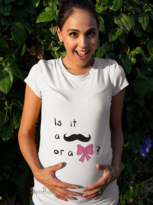 Boy or Girl Pregnant Maternity T Shirt