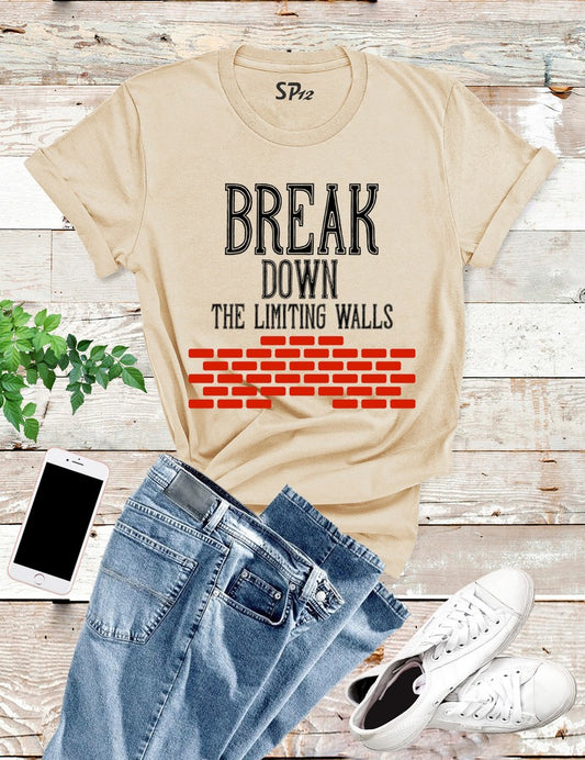 Break The Walls Down Awareness T Shirt