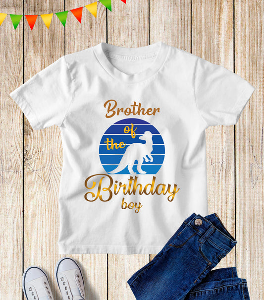 brother sister mummy daddy uncle aunty grandpa grandma family of birthday boy t shirts