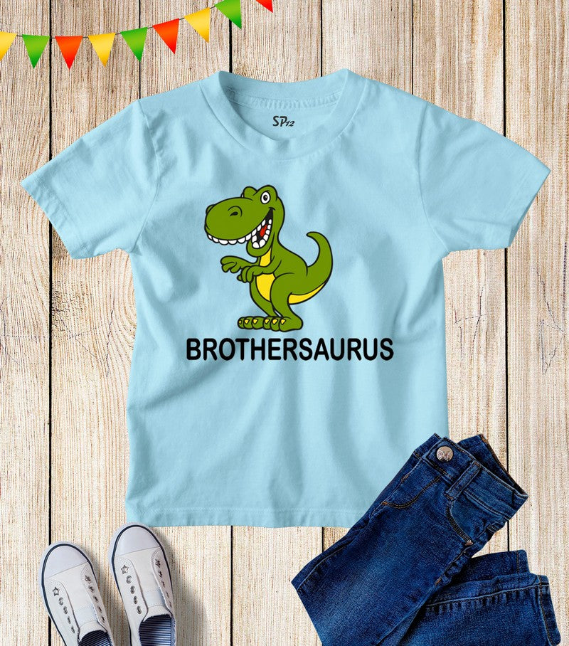 Brothersaurus Kids T Shirt