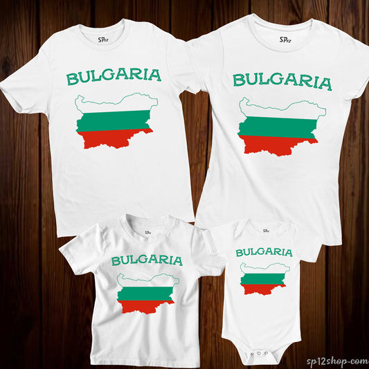 Bulgaria Flag T Shirt Olympics FIFA World Cup Country Flag Tee Shirt