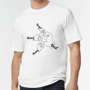 personalized-first-bump-dad-custom-short-sleeve-fathers-day-t-shirts