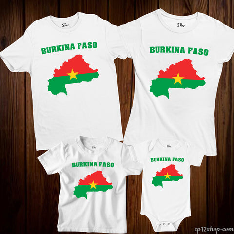 Burkina faso Flag T Shirt Olympics FIFA World Cup Country Flag Tee Shirt