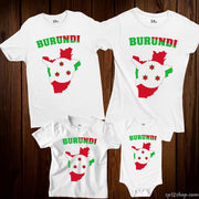 Burundi Flag T Shirt Olympics FIFA World Cup Country Flag Tee Shirt