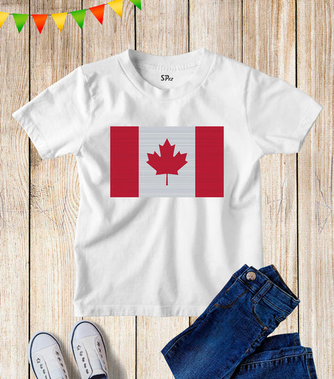 Canada Flag Kids T Shirt