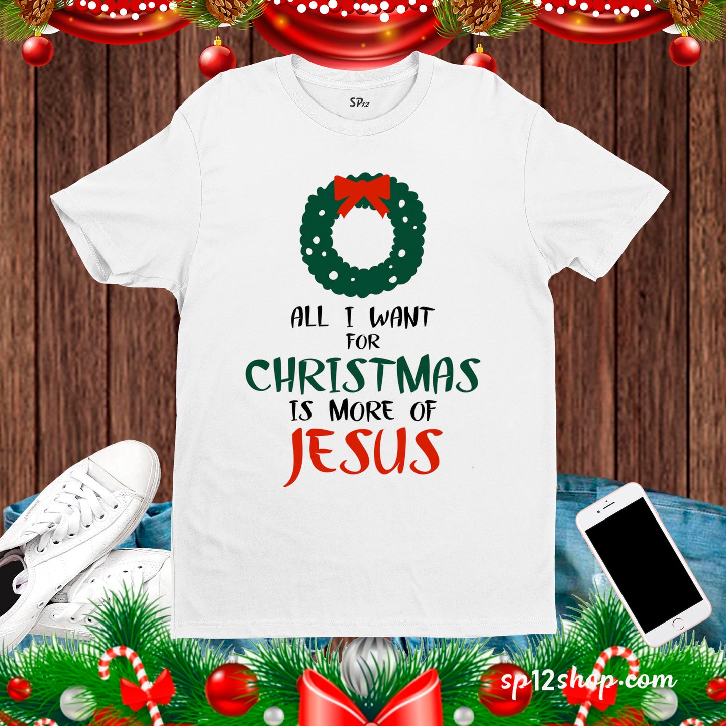 Christmas Is More Of Jesus Friend Gift T Shirt Tee