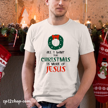 Christmas Is More Of Jesus Friend Gift T Shirt Tee
