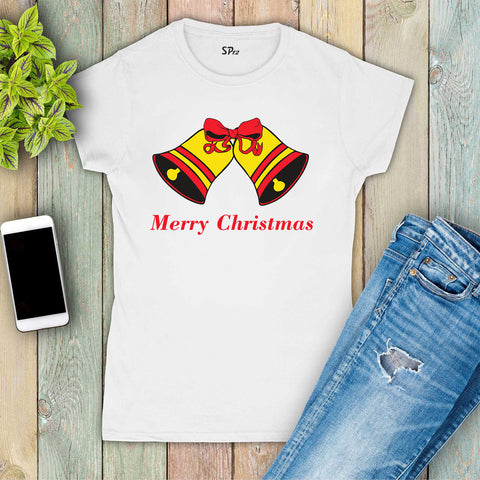 Christmas Women T Shirt 2 Jingle Bells Merry Christmas