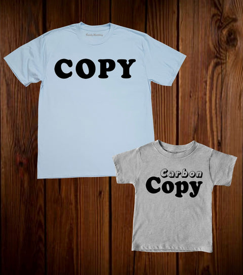 Copy And Carbon Copy Family Matching T Shirt