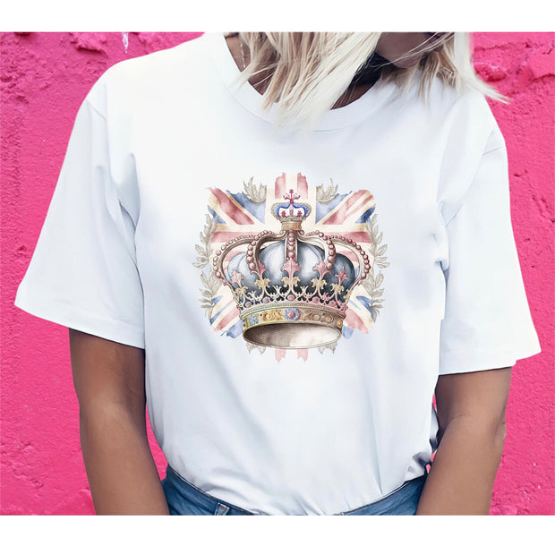 King Charles III Coronation Union Jack Crown 6th May United Kingdom T-Shirts
