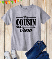 Cousin Crew T Shirt Sibling Gift Baby Announcement Childrens Tee