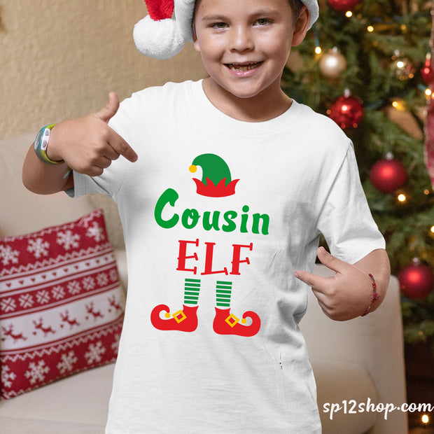 Cousin Elf Kids Christmas T Shirts