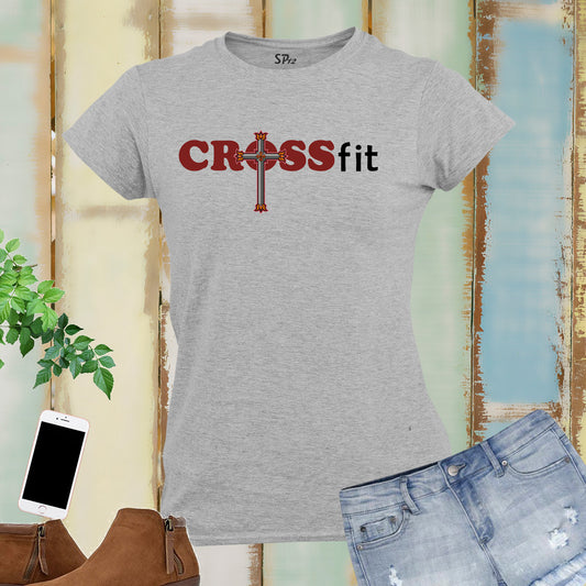 Crossfit Fitness Women Gym T Shirt