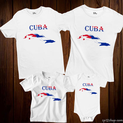 Cuba Flag T Shirt Olympics FIFA World Cup Country Flag Tee Shirt