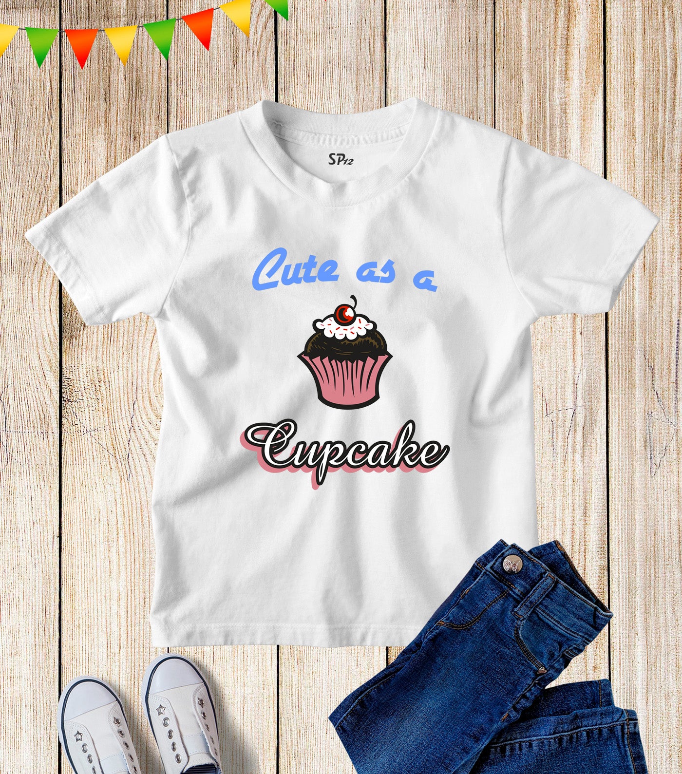 Cute As a Cupcake Kids T Shirt