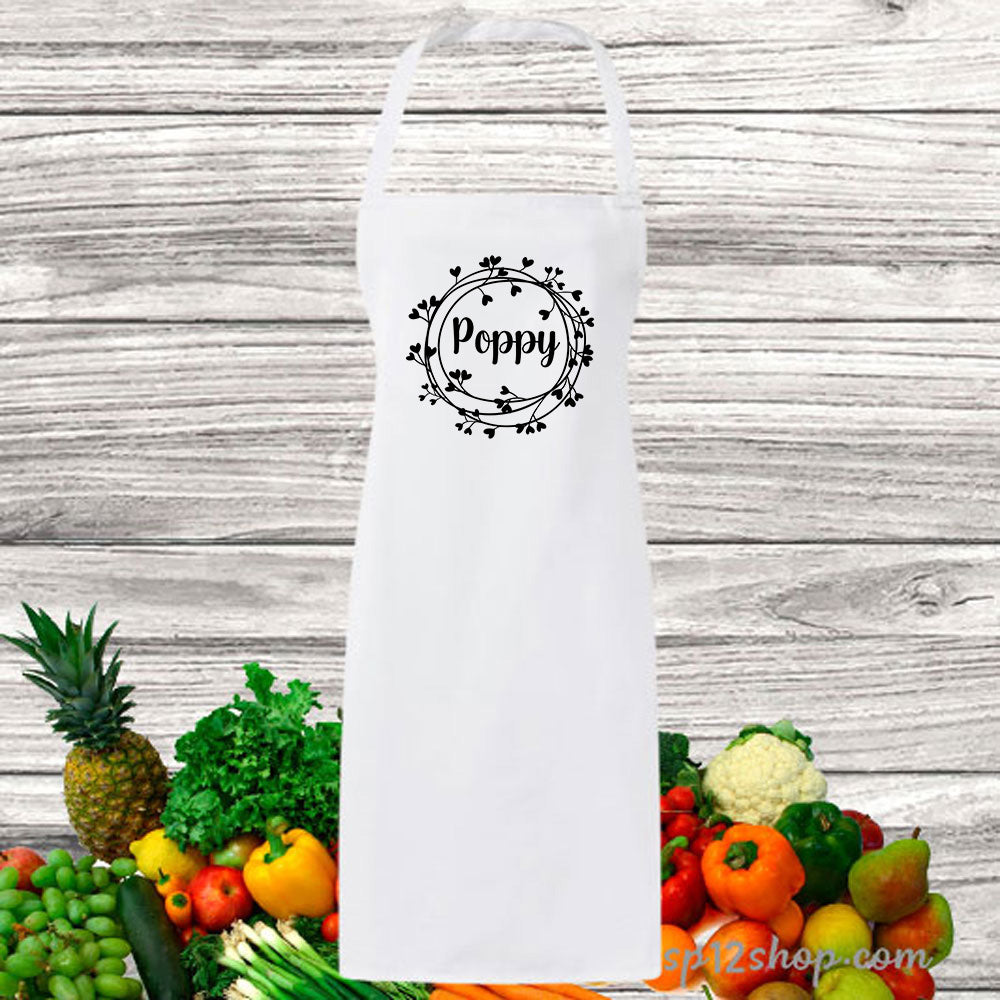 Customized Floral Apron