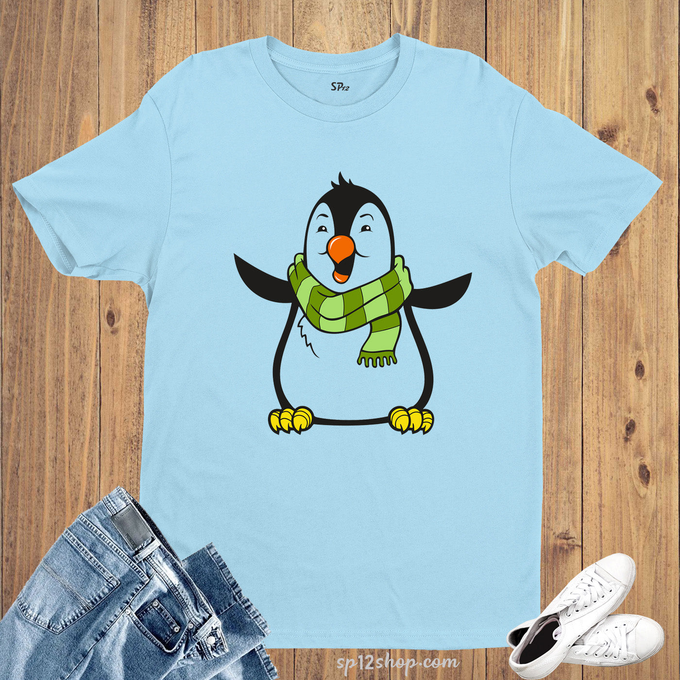 Cute Penguin Animal Graphic T Shirt