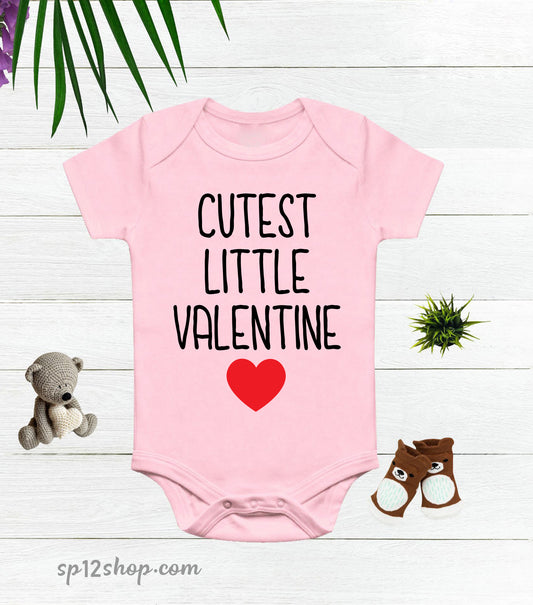 Cutest Little Valentine Baby Bodysuit