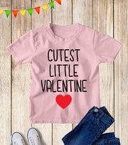 Cutest Little Valentine Kids T Shirt