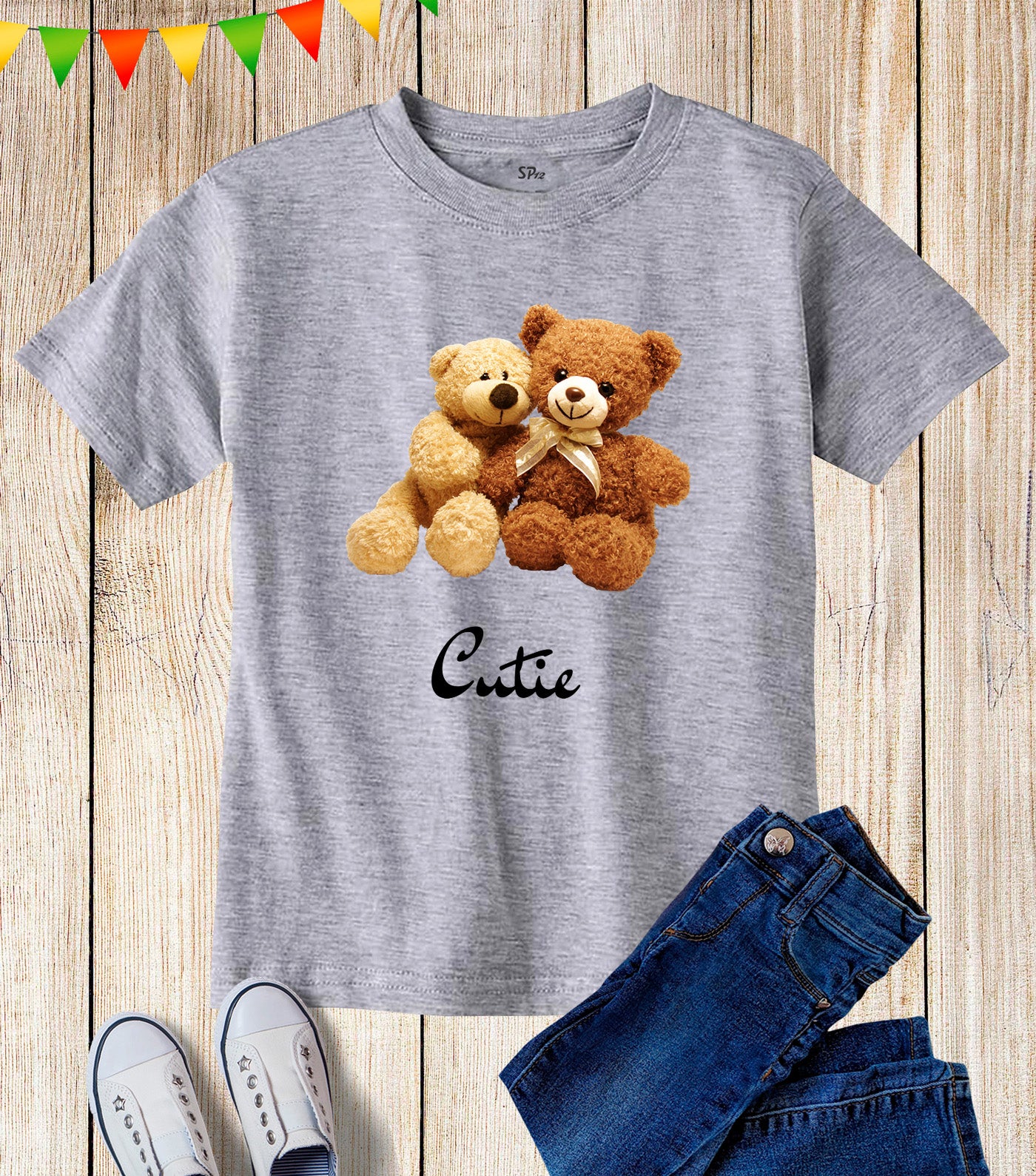 Cutie Bear Teddy Kids Funny Gift T Shirt
