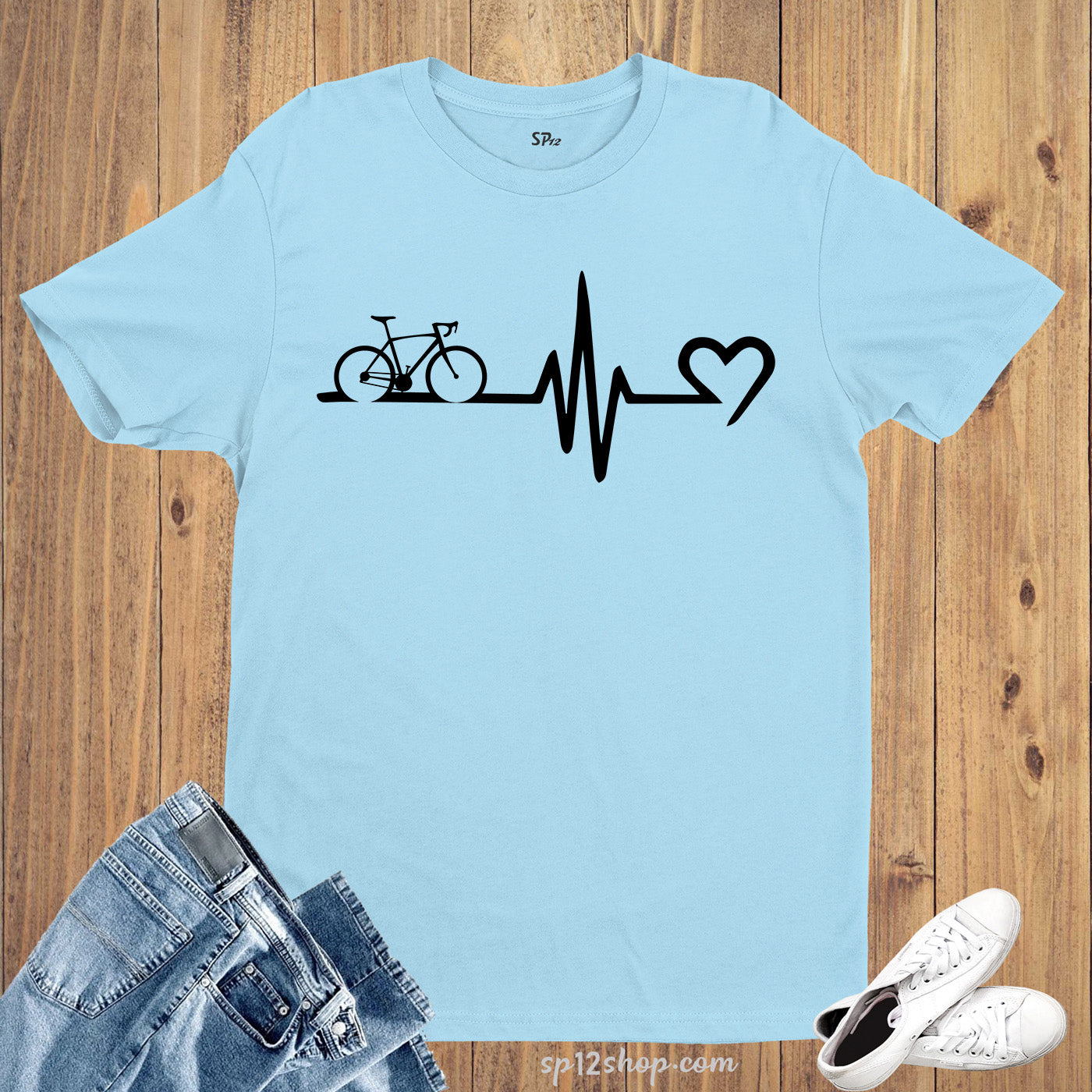 Cycling Cardio T Shirt Bicycle Crossfit Gift Tees