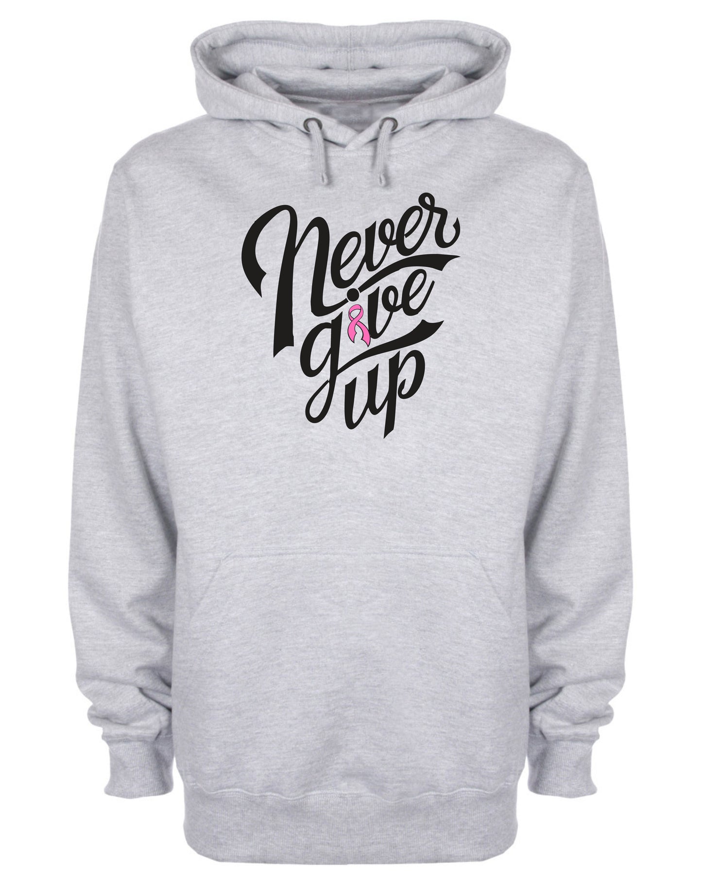 Never Give Up Breast Cancer Awareness Hoodie